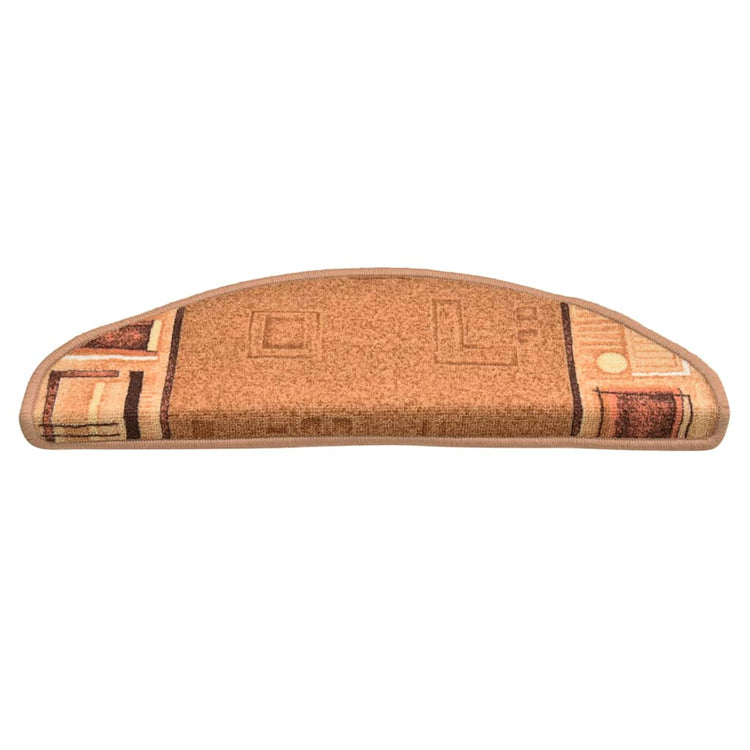 Vidaxl trapmatten zelfklevend 15 st 65x21x4 cm beige
