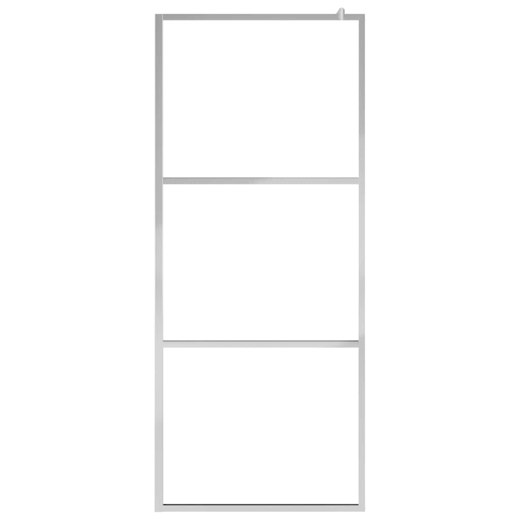 Vidaxl walk-in walk-in muro trasparente 100x195 cm vetro