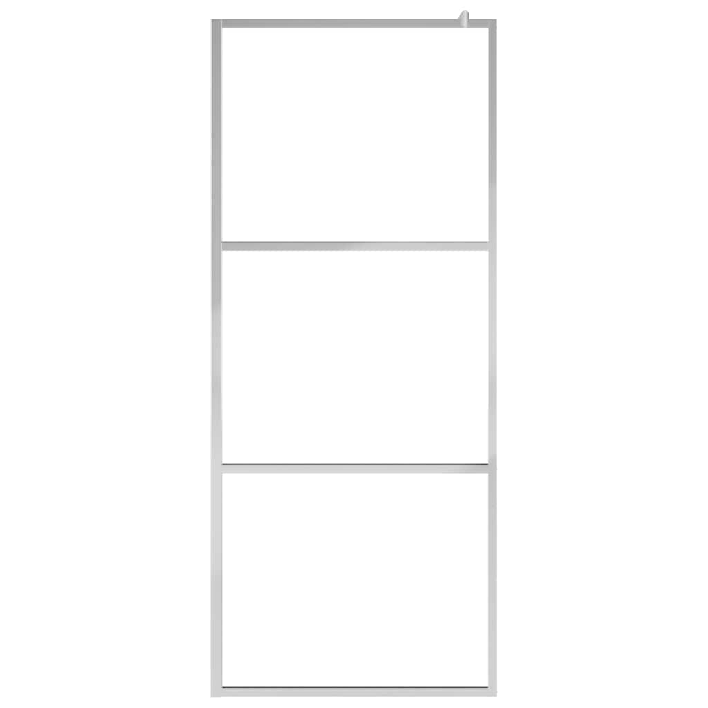 Vidaxl walk-in walk-in muro mezza matti 80x195 cm vetro