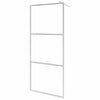 Vidaxl Walk-In Shower Wall Mat 80x195 CM ESG Glass