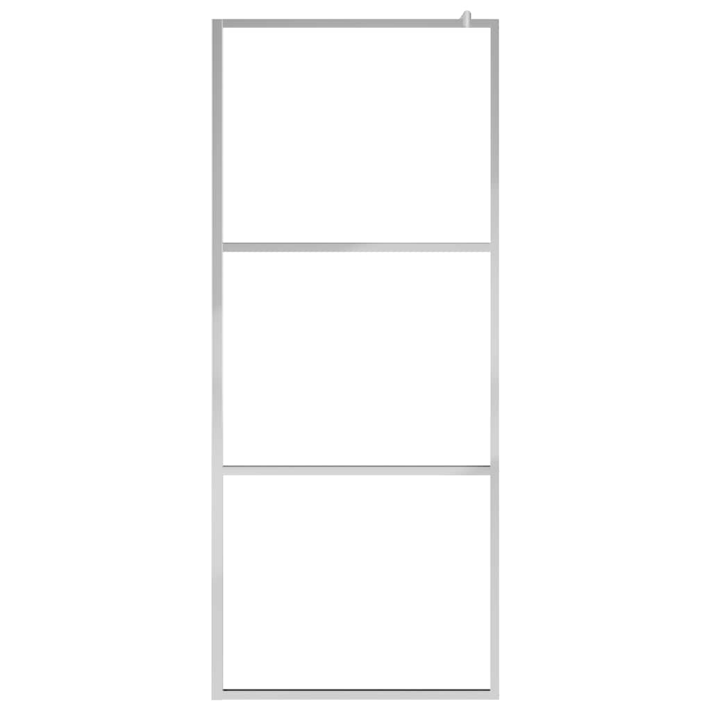 Vidaxl Walk-In Shower Wall Mat 100x195 CM ESG Glass