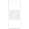 Vidaxl inloopdouchewand met stenenmotief 80x195 cm esg-glas