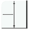 Vidaxl doccia involucro 2 pannelli 120x140 cm ESG nero