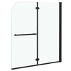 Vidaxl Ducclure 2 paneles 120x140 cm ESG Negro