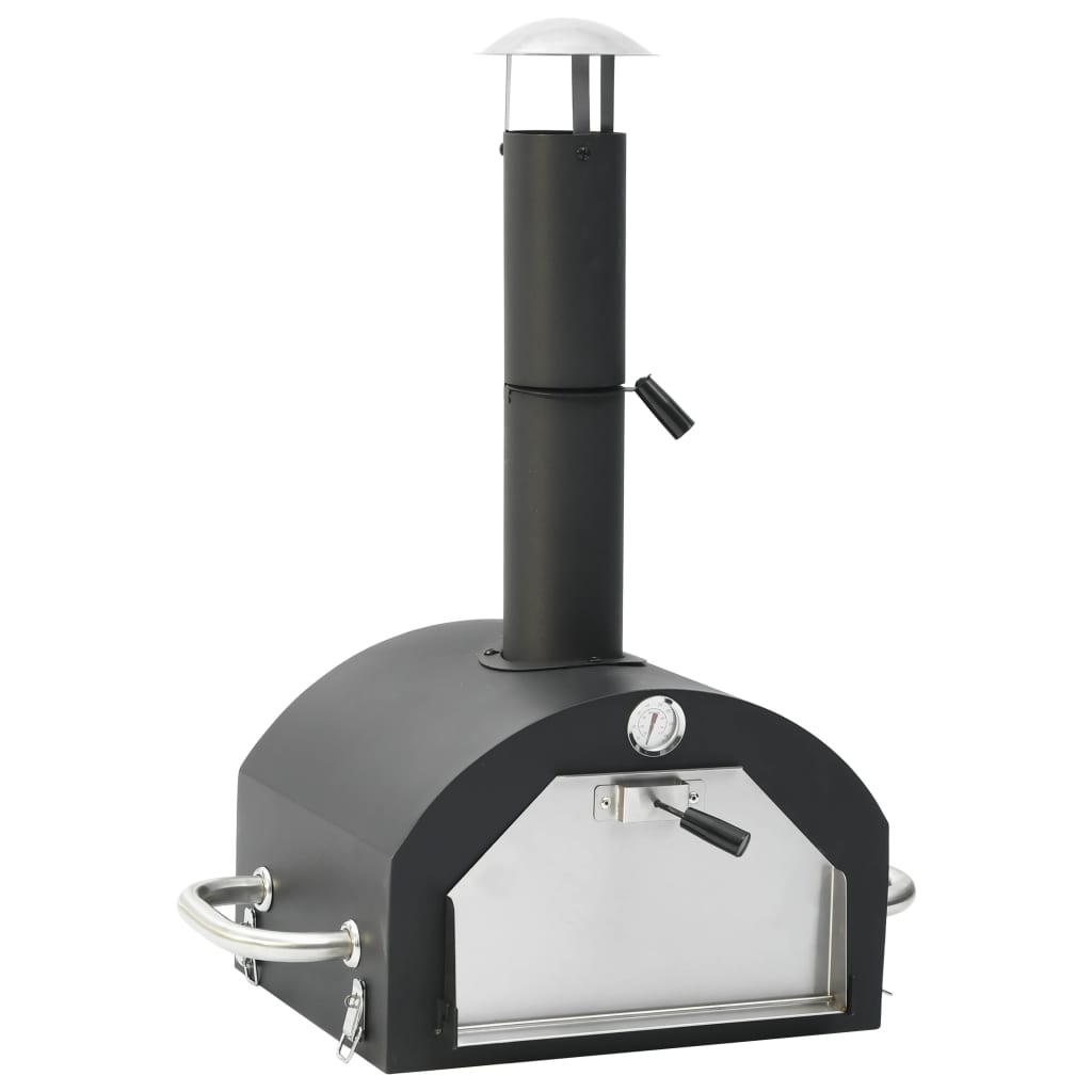 Horno de pizza VidaXL con piedra para pizza