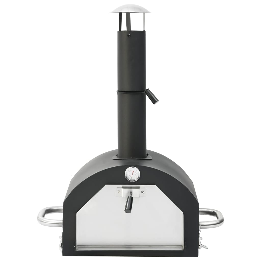 Horno de pizza VidaXL con piedra para pizza
