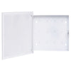 VidaXL Sleutelkast met magneetbord 35x35x4 cm wit