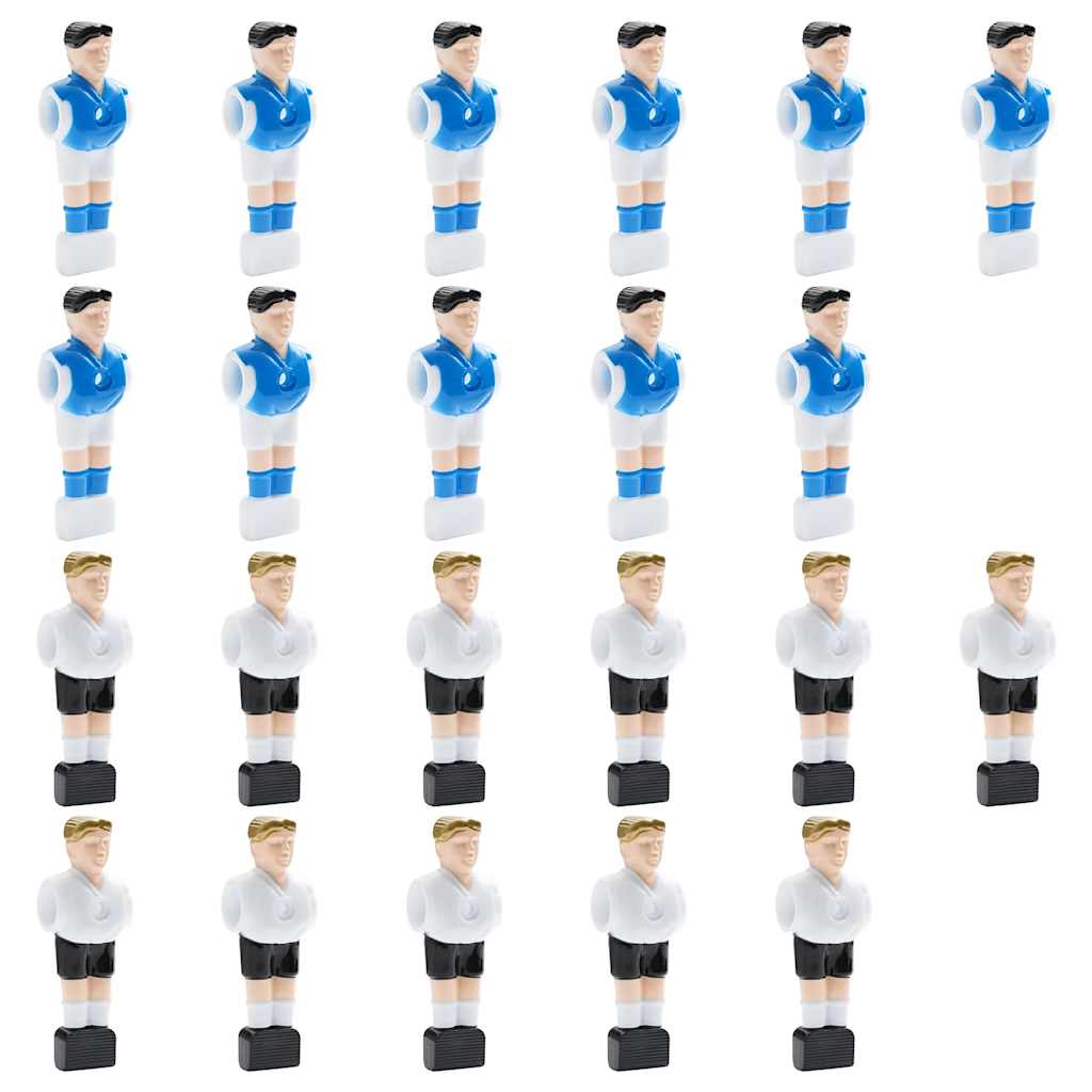 Vidaxl tafelvoetbalspelers voor 15,9 mm staaf 22 st