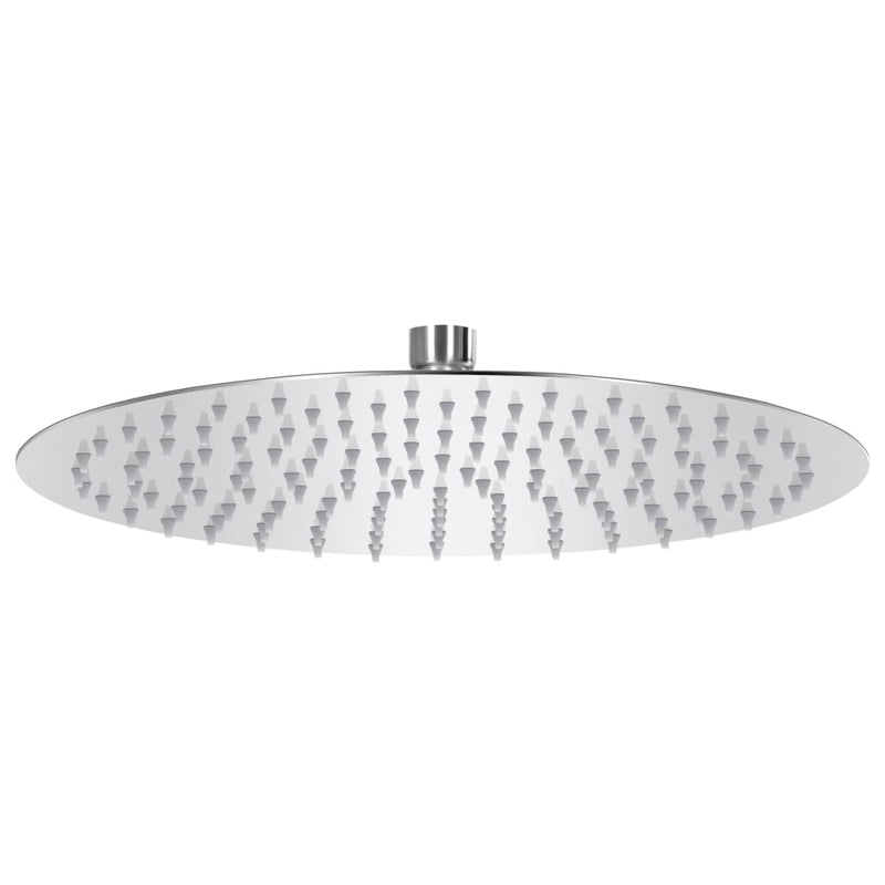 Cabezal de ducha de lluvia Vidaxl Ronda 30 cm de acero inoxidable 304