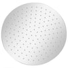 Cabezal de ducha de lluvia Vidaxl Ronda 30 cm de acero inoxidable 304