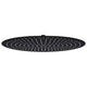 Vidaxl Rain Dochover Head round 50 cm in acciaio inossidabile nero