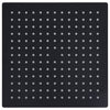 Vidaxl Rain Shower Head Square 25x25 cm in acciaio inossidabile nero