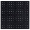 Cabeza de ducha de lluvia Vidaxl cuadrado 40x40 cm de acero inoxidable negro