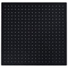 Vidaxl regendouchekop vierkant 50x50 cm roestvrij staal zwart