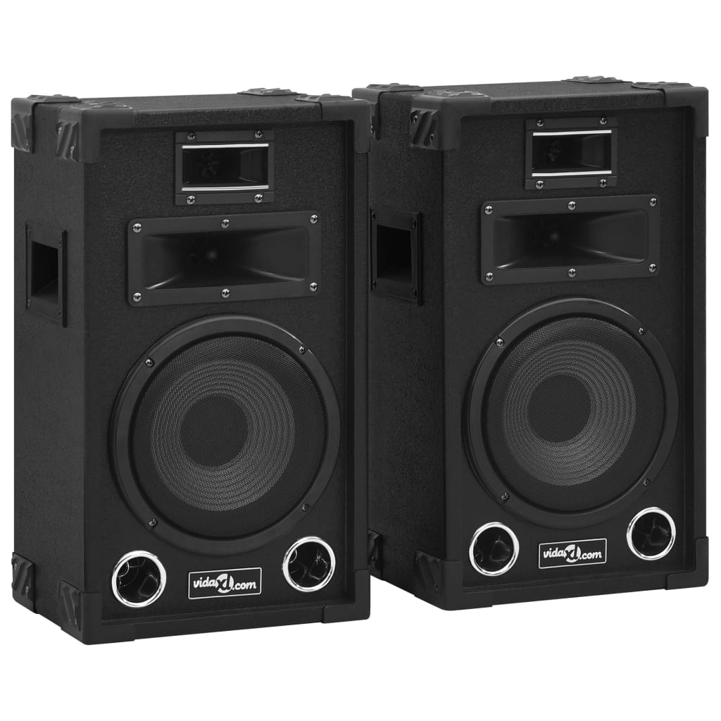 Vidaxl Hifi-Podium Speaker 2 St Passive Professional 800 W Nero