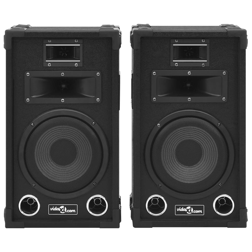 Vidaxl Hifi-Podium Speaker 2 St Passive Professional 800 W Nero