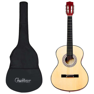 vidaxl guitarra clasica principiante con funda 3 4 36