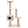 Vidaxl kattenmeubel met krabpalen 123 cm zeegras