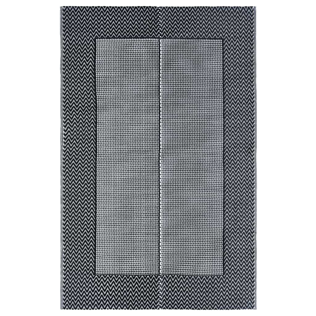 Vidaxl buitenkleed arakil 120x180 cm pp grijs