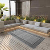 Vidaxl buitenkleed arakil 120x180 cm pp grijs