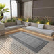 VIDAXL ESTERNO RAGO 120X180 cm PP GRIGIO