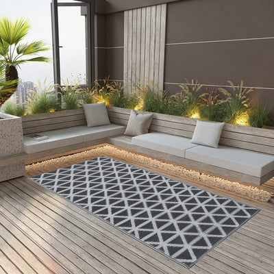Vidaxl Outside Rug 160x230 cm PP Negro