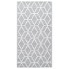 Vidaxl afuera de la alfombra 120x180 cm pp gris