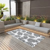 Vidaxl Tappeto esterno 160x230 cm PP bianco e nero
