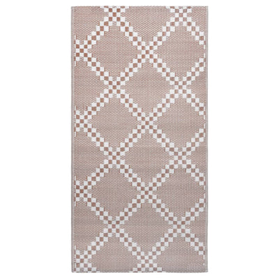 Vidaxl buitenkleed arakil 120x180 cm pp bruin