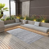 Alfombra al aire libre Vidaxl 190x290 cm PP Gray