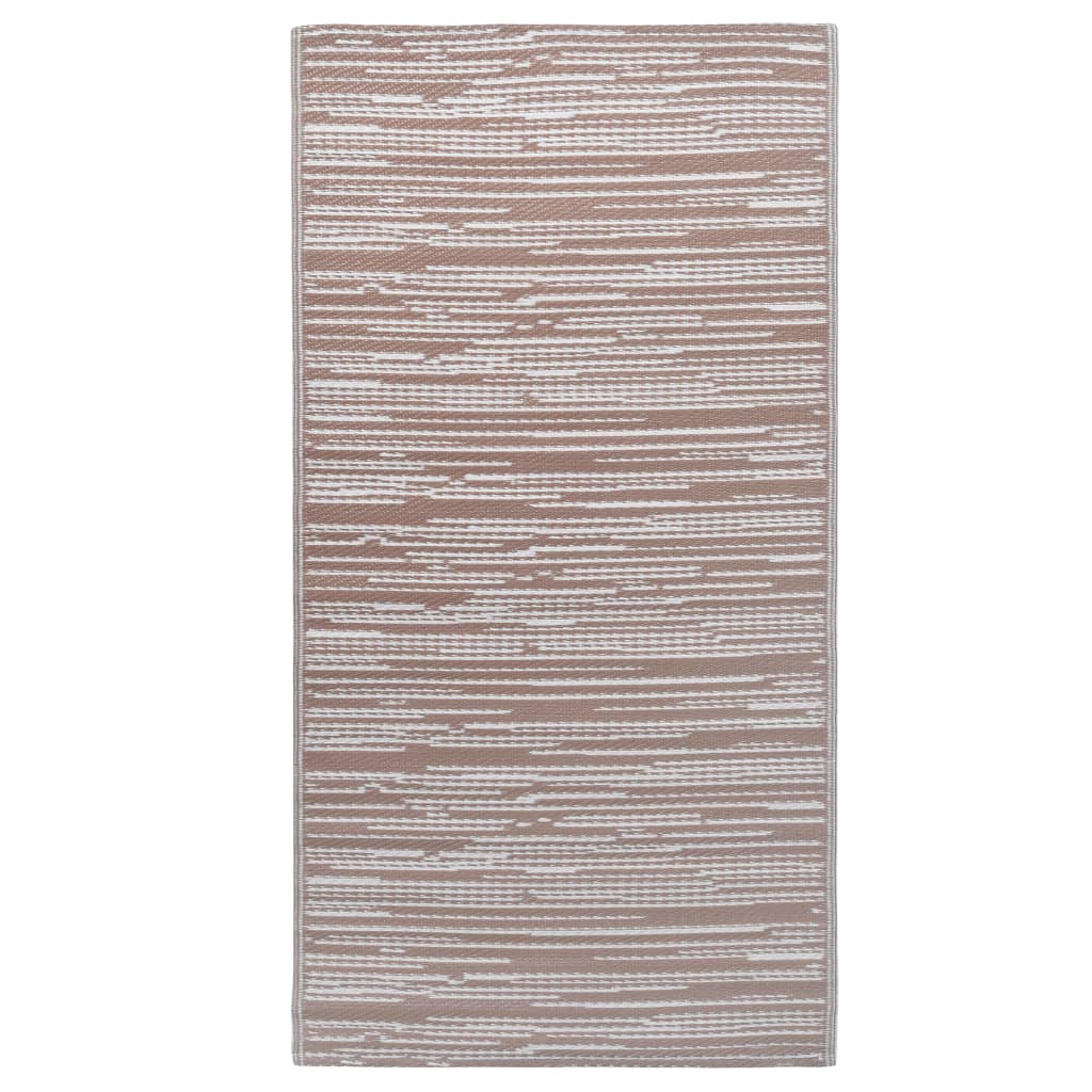 Vidaxl afuera de la alfombra 120x180 cm PP Brown