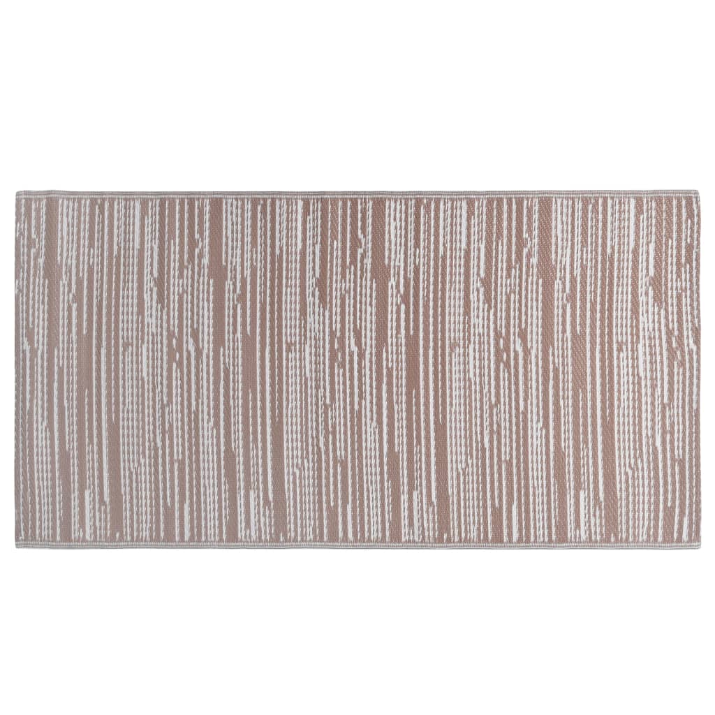 Vidaxl afuera de la alfombra 120x180 cm PP Brown