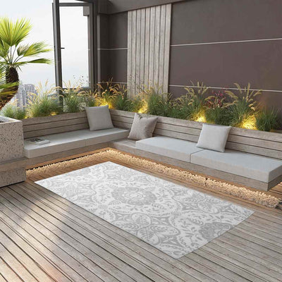 Vidaxl Outside Rug 160x230 cm pp gris claro