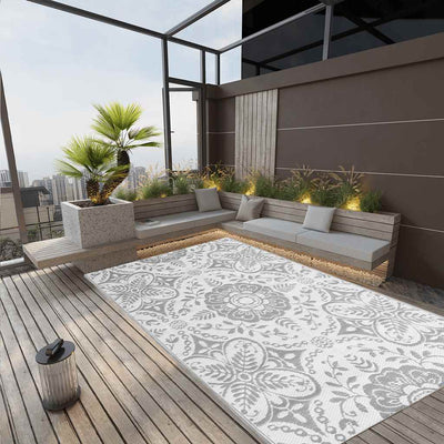 Vidaxl Outside Rug 190x290 cm pp grigio chiaro