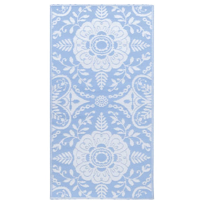 Vidaxl Tappeto esterno 80x150 cm pp baby blu