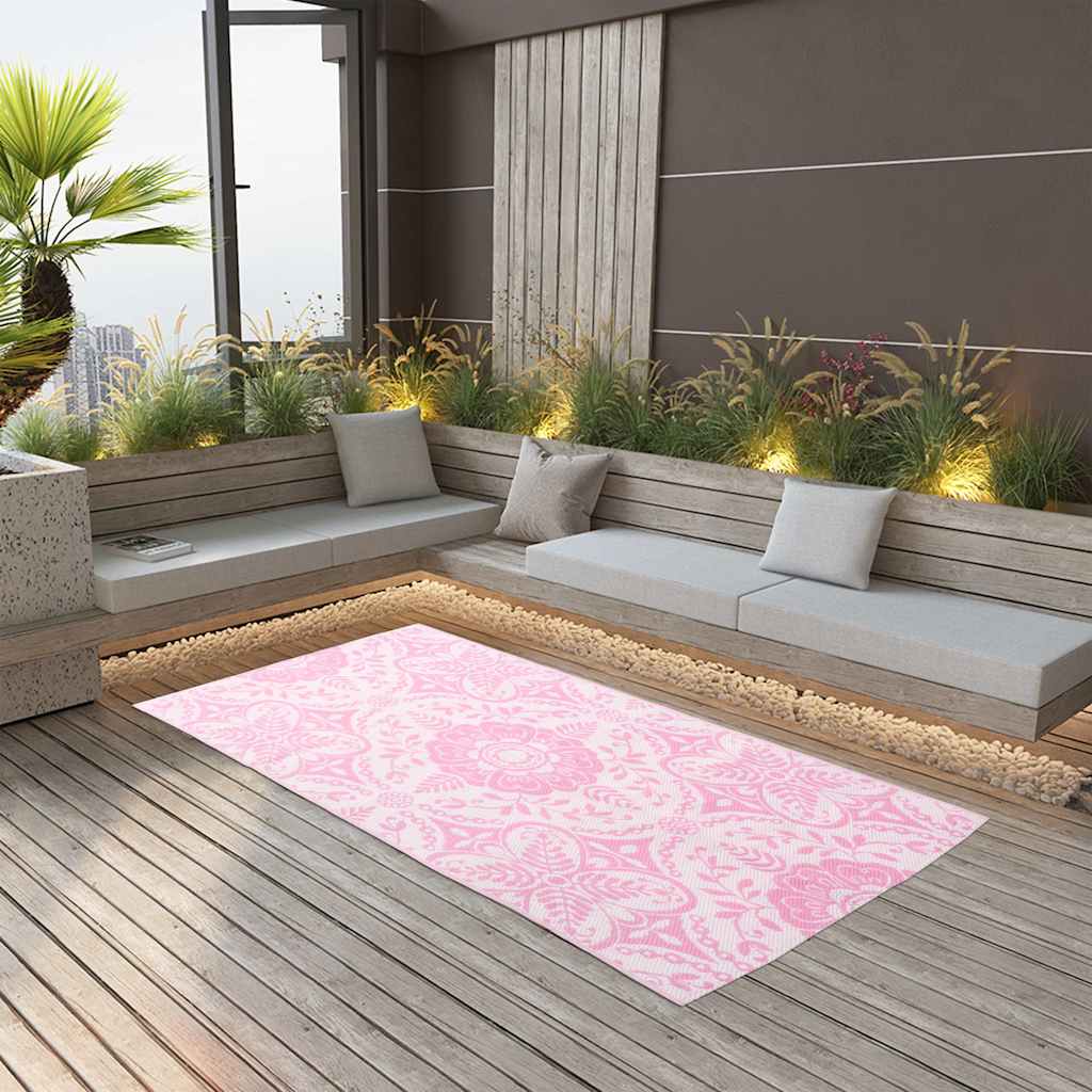 Vidaxl Outdoor rug 120x180 cm pp pink