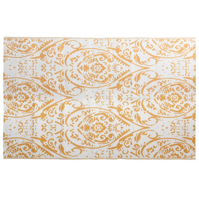 Vidaxl Outside Rug 190x290 cm Pp arancione e bianco