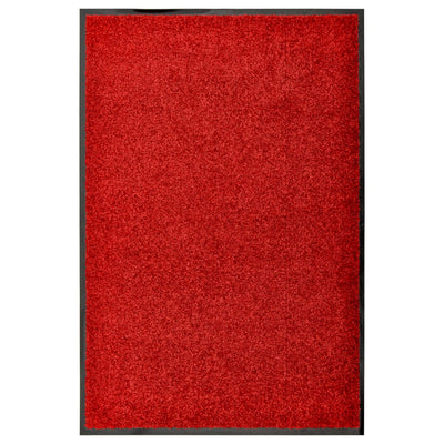 Vidaxl Pequero lavable 60x90 cm rojo