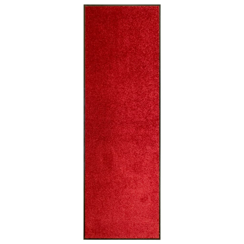 VIDAXL ROORMAT lavabile 60x180 cm rosso