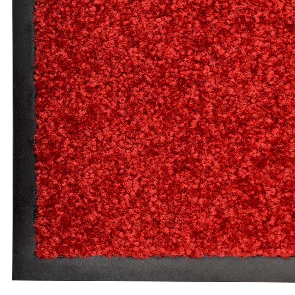 VIDAXL ROORMAT lavabile 60x180 cm rosso