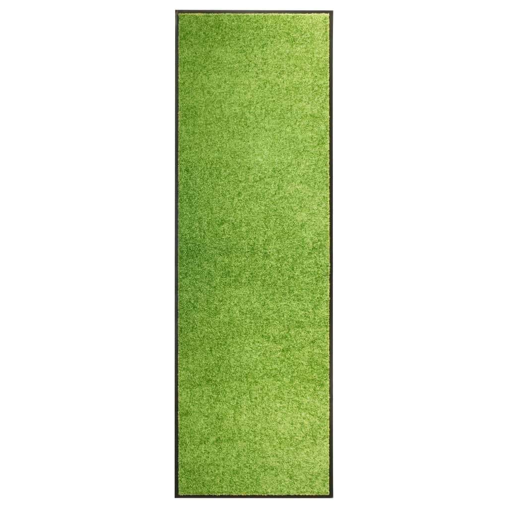 VIDAXL ROORMAT lavabile 60x180 cm Verde