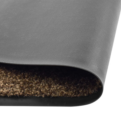 Vidaxl Pakormat lavable 60x90 cm de marrón