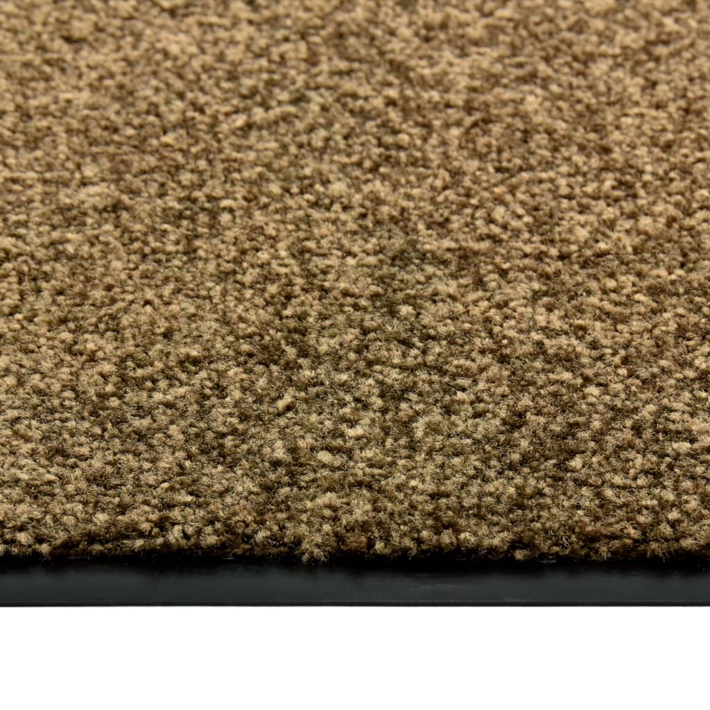 Vidaxl Pakormat lavable 60x90 cm de marrón