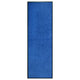 VIDAXL ROORMAT lavabile 60x180 cm blu