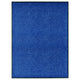 VIDAXL ROORMAT lavabile 90x120 cm blu