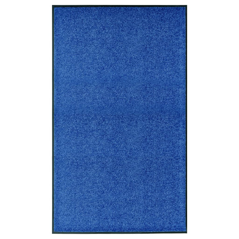 VIDAXL ROORMAT lavabile 90x150 cm blu