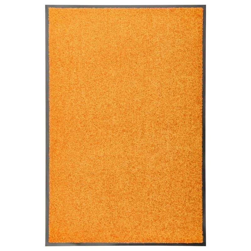 VIDAXL ROORMAT lavabile 60x90 cm arancione