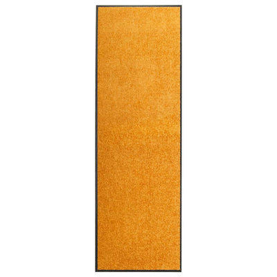 VidaXL Deurmat wasbaar 60x180 cm oranje