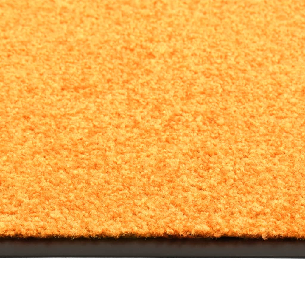 Vidaxl deurmat wasbaar 120x180 cm oranje