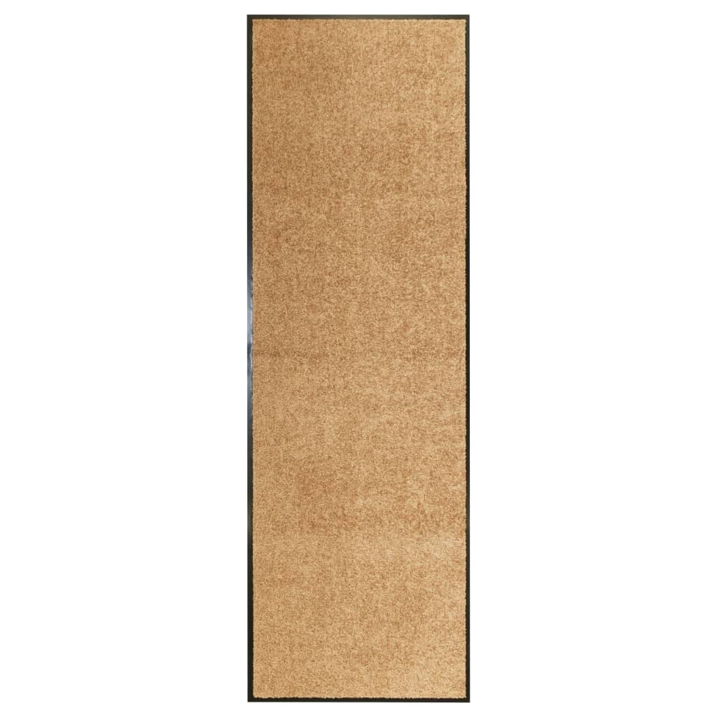 VIDAXL ROORMAT lavabile 60x180 cm Crema